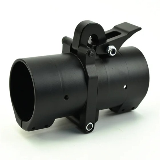 30mm Carbon Tube Horizontal Folding Part Machine Arm Tube Base Flat Folding Pipe Clamp for Multirotor Agricultural Drone DIY